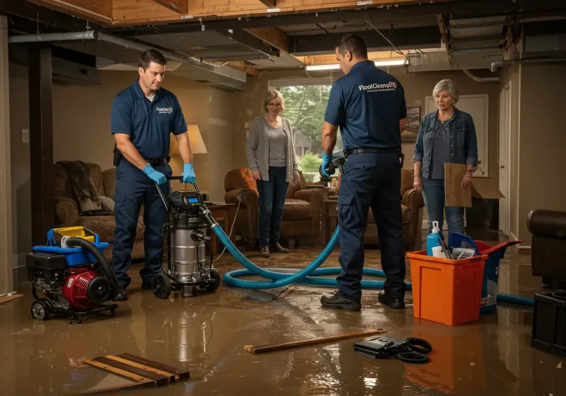 Basement Water Extraction and Removal Techniques process in Sarita, TX